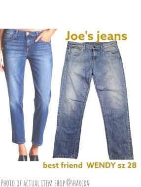 Joe's Jeans Women's best friend JBWX5332 Light wash Denim Straight Leg ankle 28